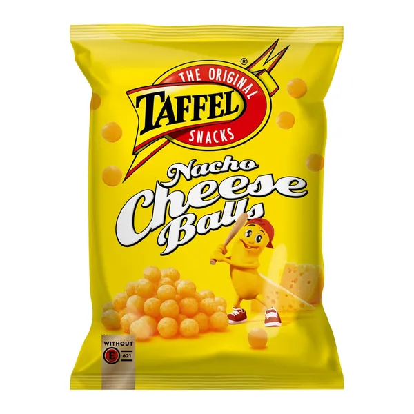Sūrio skonio kukurūzų traškučiai TAFFEL BALLS, 260 g