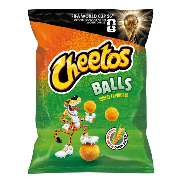 Sūrio skonio kukurūzų užkandis BALL CHEESE CHEETOS, 130 g