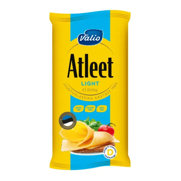 Sūris be laktozės ATLEET LIGHT, 19% rieb., 200 g