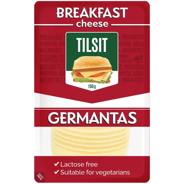 Sūris GERMANTAS TILSIT, 45 % rieb. s.m., 150 g