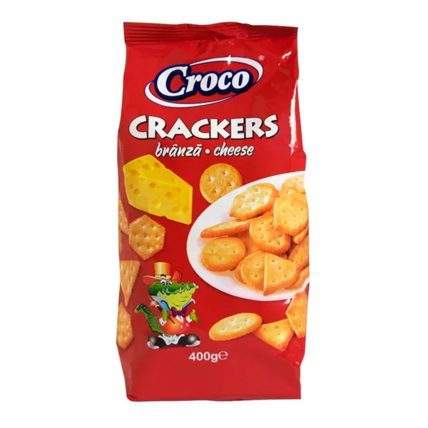 Sāļie krekeri Croco siera 400g