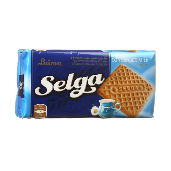 Cepumi Selga ar iebiezinātā piena garšu 180g