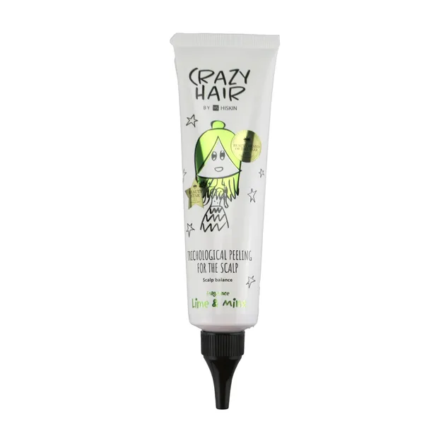 Trichologinis šveitiklis galvos odai CRAZY HAIR su laimo ir mėtų aromatu, 100 ml
