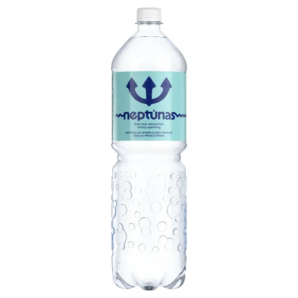 Švelniai gazuotas vanduo NEPTŪNAS, 1,5 l