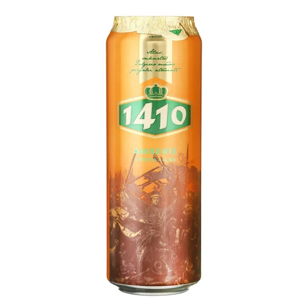 Šviesusis alus 1410 AMBERIS, 4,7 %, 0,568 l skardinė