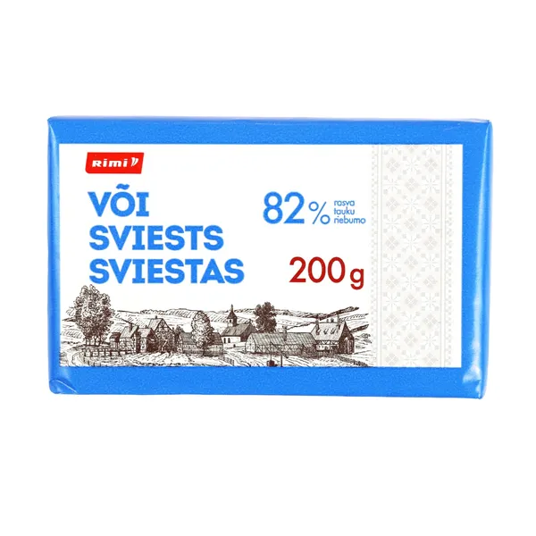 Sviests Rimi 82% tauku 200g