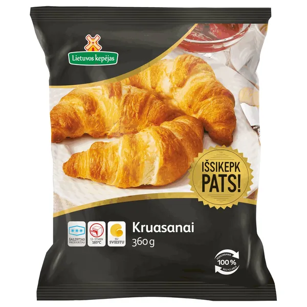 Šaldyti sviestiniai rageliai LIETUVOS KEPĖJAS, 360 g
