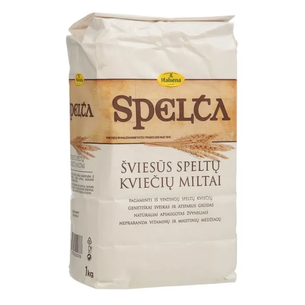 Kvietiniai miltai SPELTA, šviesūs, 1 kg