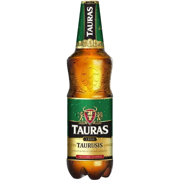 Šviesusis alus TAURAS TAURUSIS, 4,8 %, 1 l