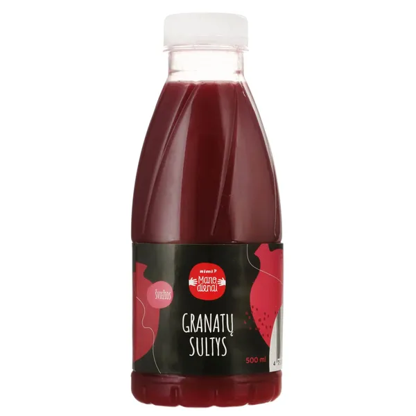 Šviežiai spaustos granatų sultys, 500 ml
