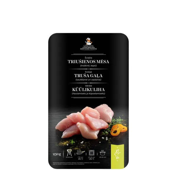 Šviežia triušienos mėsa troškinimui LAPINO PUOTA, 250 g