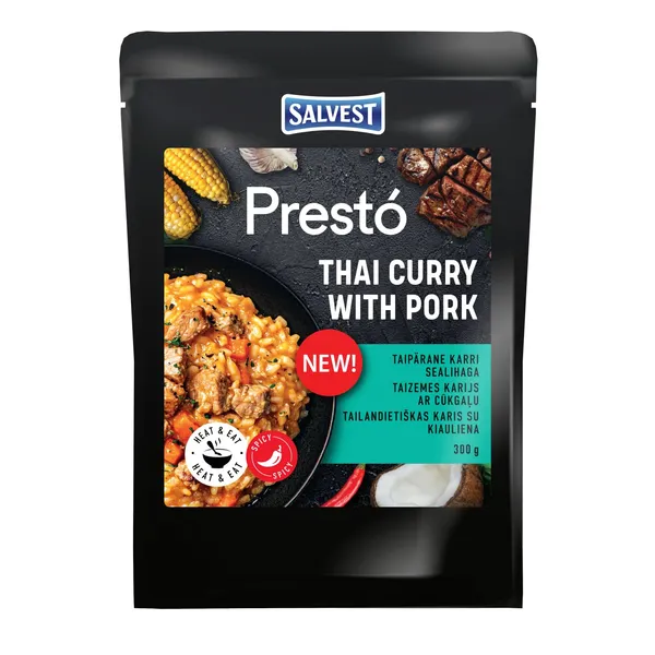 Tailandietiškas karis su kiauliena PRESTO, 300 g
