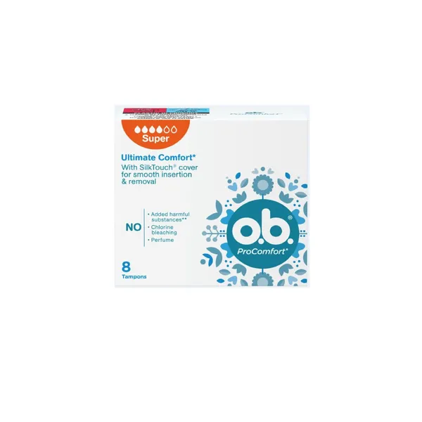 Tamponai O.B. PRO COMFORT SUPER, 8 vnt.