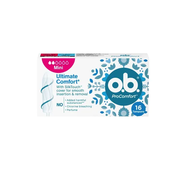 Tamponai O.B. ProComfort Mini, 16 vnt.