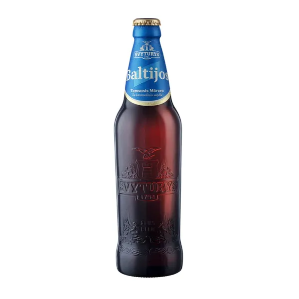 Tamsusis alus su karameliniu salyklu ŠVYTURYS Baltijos Marzen, 5,8 %, 0,5 l
