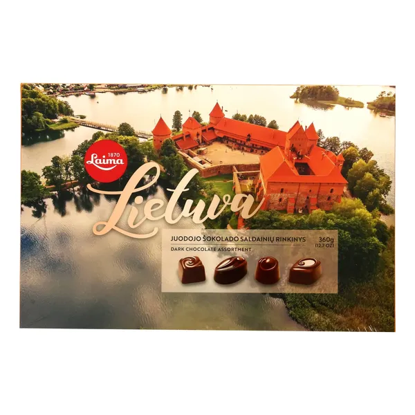 Tamsaus šokolado asorti LAIMA Lietuva, 360 g
