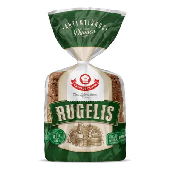 Tamsi duona RUGELIS, 350 g