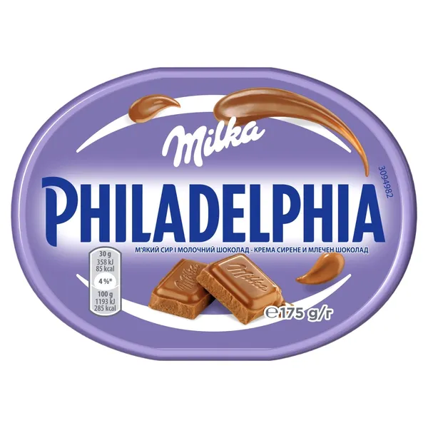 Tepusis mišinys PHILADELPHIA Milka, 175g