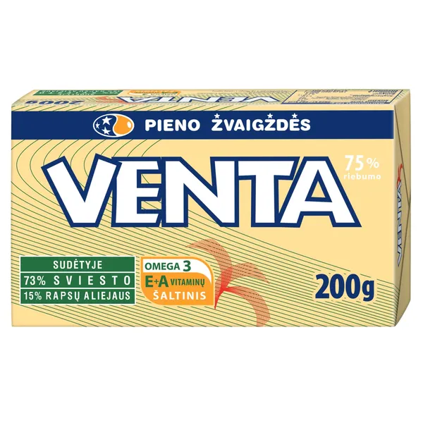 Tepus riebalų mišinys VENTA, 75 % rieb., 200 g