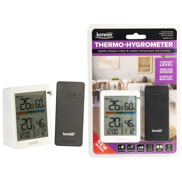 Termometrs āra/iekštelpu Kenner dt-314