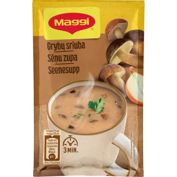 Sēņu zupa Maggi ātri pagatavojamā 22g