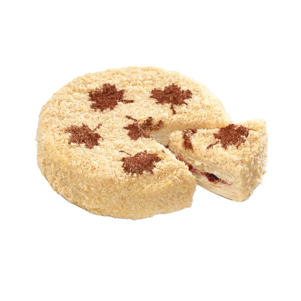 Tortas Napoleonas su spanguolių uogiene (vidutinis), 1 kg