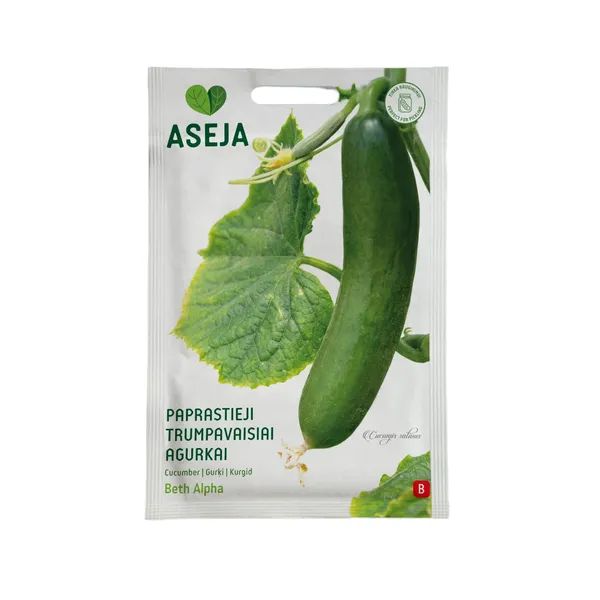 Trumpavaisių agurkų sėklos ASEJA BETH ALPHA, 0,75 g, 20-0192 (B)