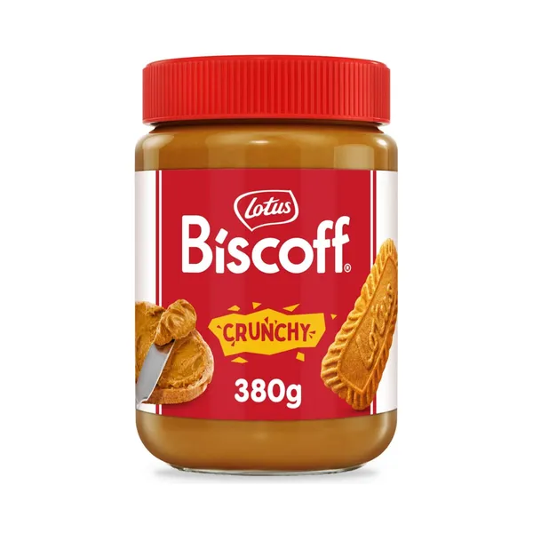 Kremas LOTUS BISCOFF, karamelizuotų sausainių, traškus, 380 g
