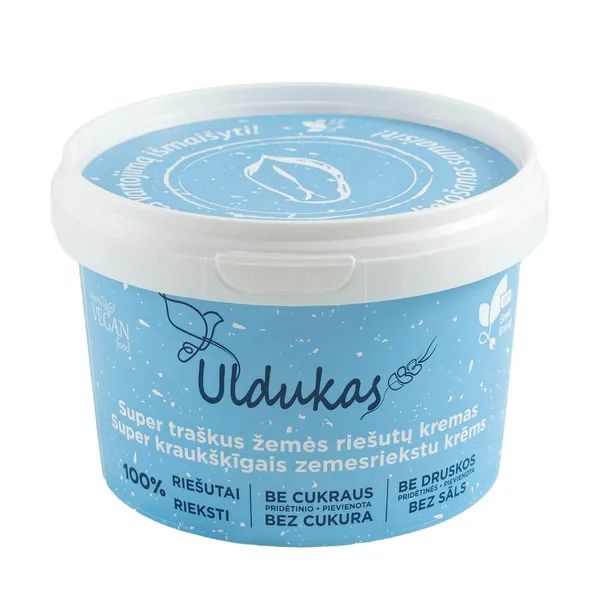 SUPER traškus žemės riešutų kremas ULDUKAS, 500 g