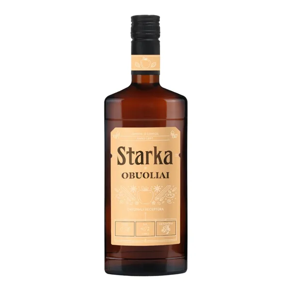 Trauktinė VILNIAUS STARKA OBUOLIAI, 40 %, 0,5 l