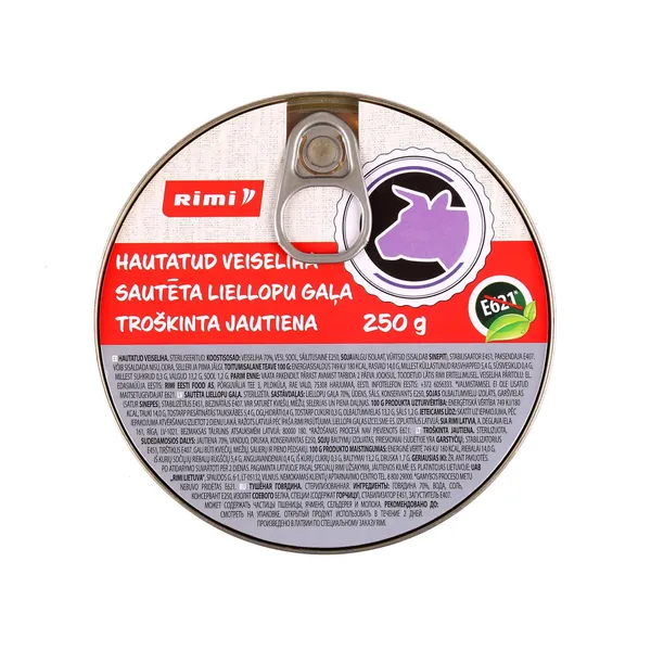 Liellopu gaļa Rimi sautēta 250g