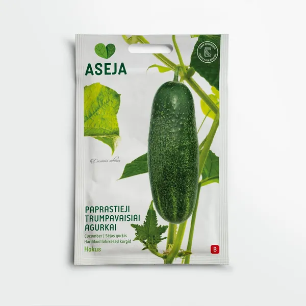 Trumpavaisių agurkų sėklos ASEJA HOKUS, 1 g, 20-0509 (B)