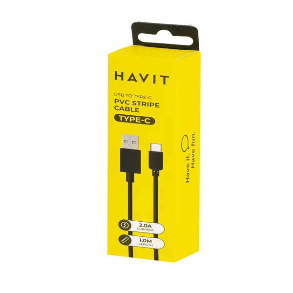 TYPE C kabelis HAVIT 8710, 1 m