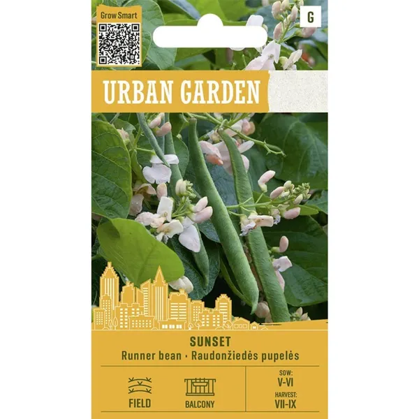 Ugunssarkanās Pupiņas Sunset