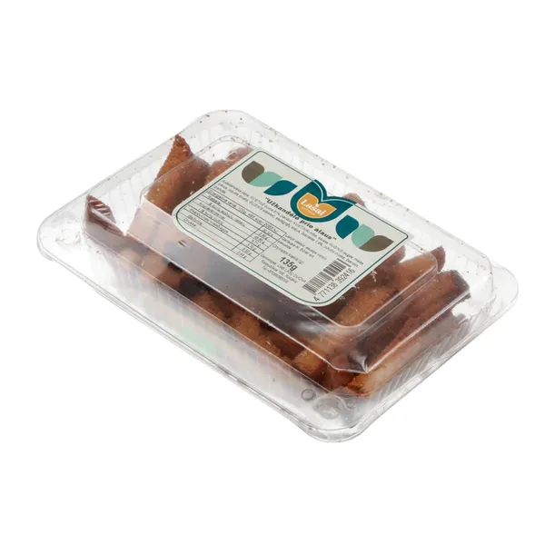 Keptos duonos užkandėlė prie alaus LAŠŲ DUONA, 135 g
