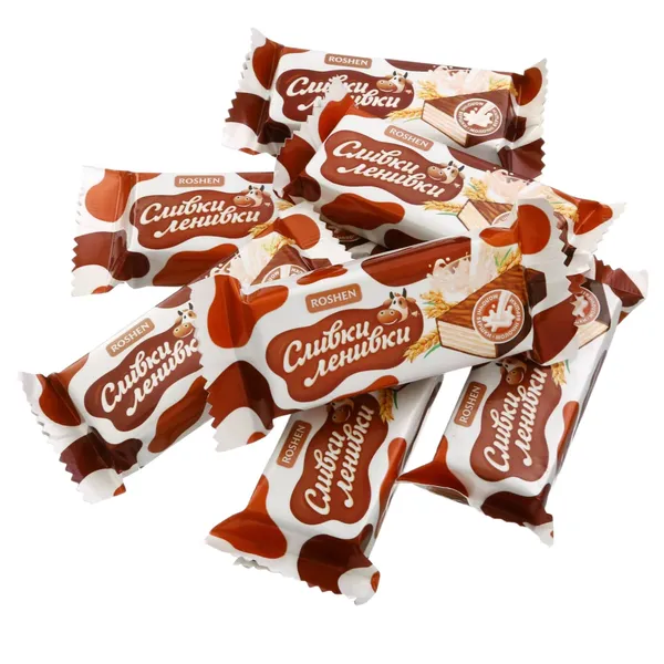 Vafliniai saldainiai ROSHEN LAZY COW, 1 kg