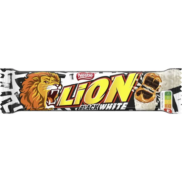 Vaflinis batonėlis NESTLE LION BLACKWHITE, 42 g