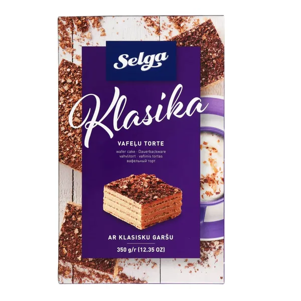 Vaflinis tortas LAIMA (KLASIKA), 350 g