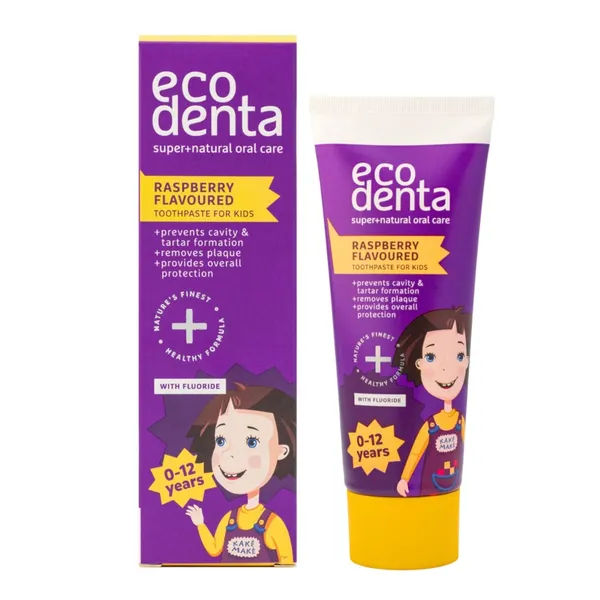 Vaikiška dantų pasta ECODENTA KAKĖ MAKĖ, 75 ml