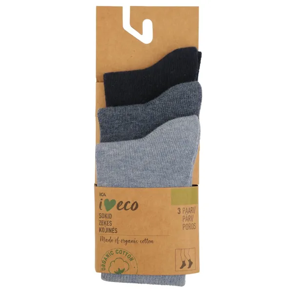 Vaikiškos kojinės I LOVE ECO, 25 / 27, 3 p.