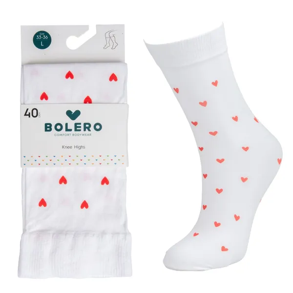 Vaikiškos ilgos kojinės BOLERO, 33 - 36, 40DEN, AW25