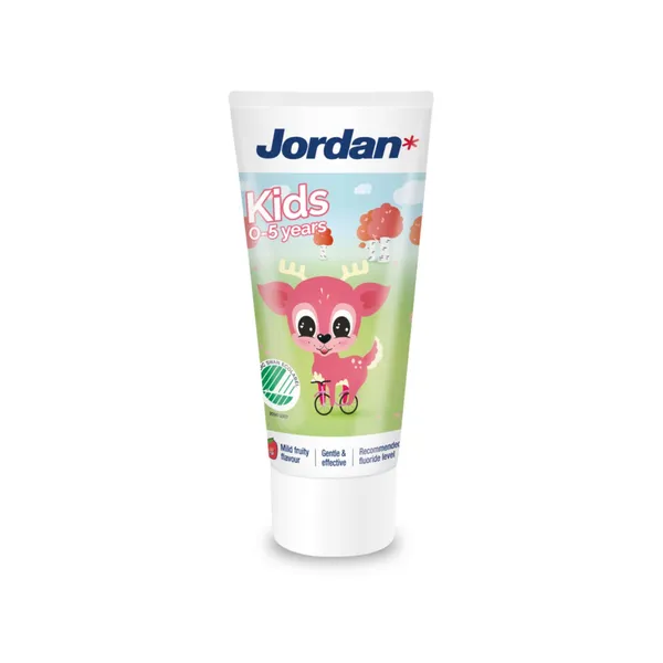 Vaikiška dantų pasta JORDAN vaisių skonio,6-12 metų, 50 ml