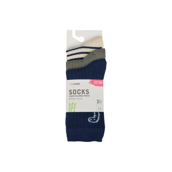 Vaikiškos kojinės MYWEAR, 27 - 30, 3 poros