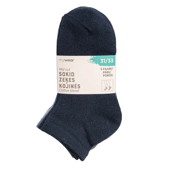 Vaikiškos kojinės MYWEAR BRYGGE, 5 poros, 31/33, SS26