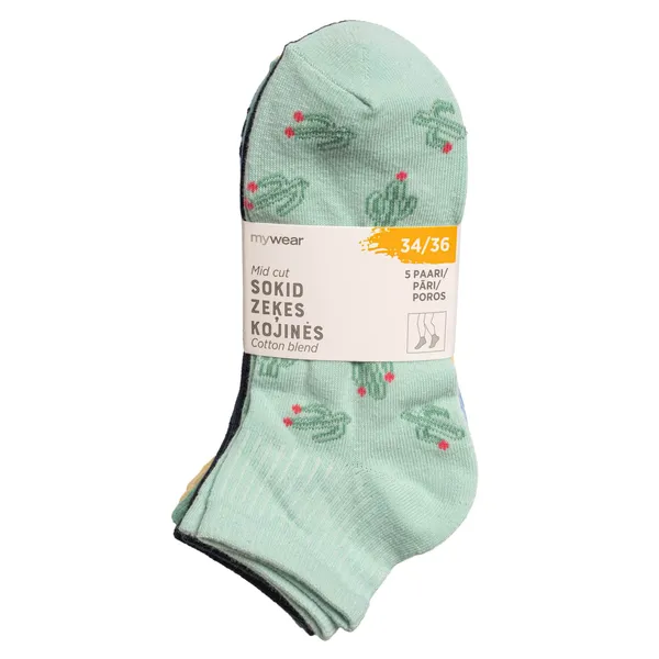 Vaikiškos kojinės MYWEAR NITTA, 5 poros, 34/36, SS26