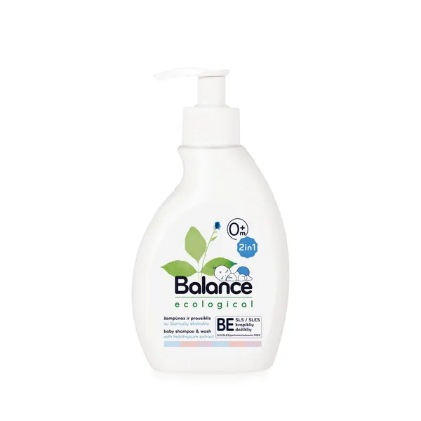 Vaikiškas šampūnas-prausiklis BALANCE, 240 ml, nuo 0+ metų