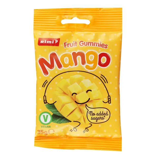Augļu želejkonfektes Rimi mango 35g