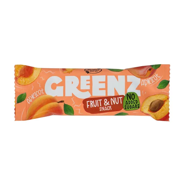 Vaisių ir riešutų užkandis GREENZ APRICOT, 30 g