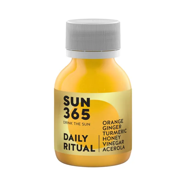 Vaisių sultys su imbieru ir medumi SUN365, 60 ml