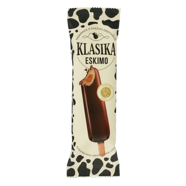 Valgomieji ledai ESKIMO KARVUTĖ KLASIKA, 70 ml / 60 g